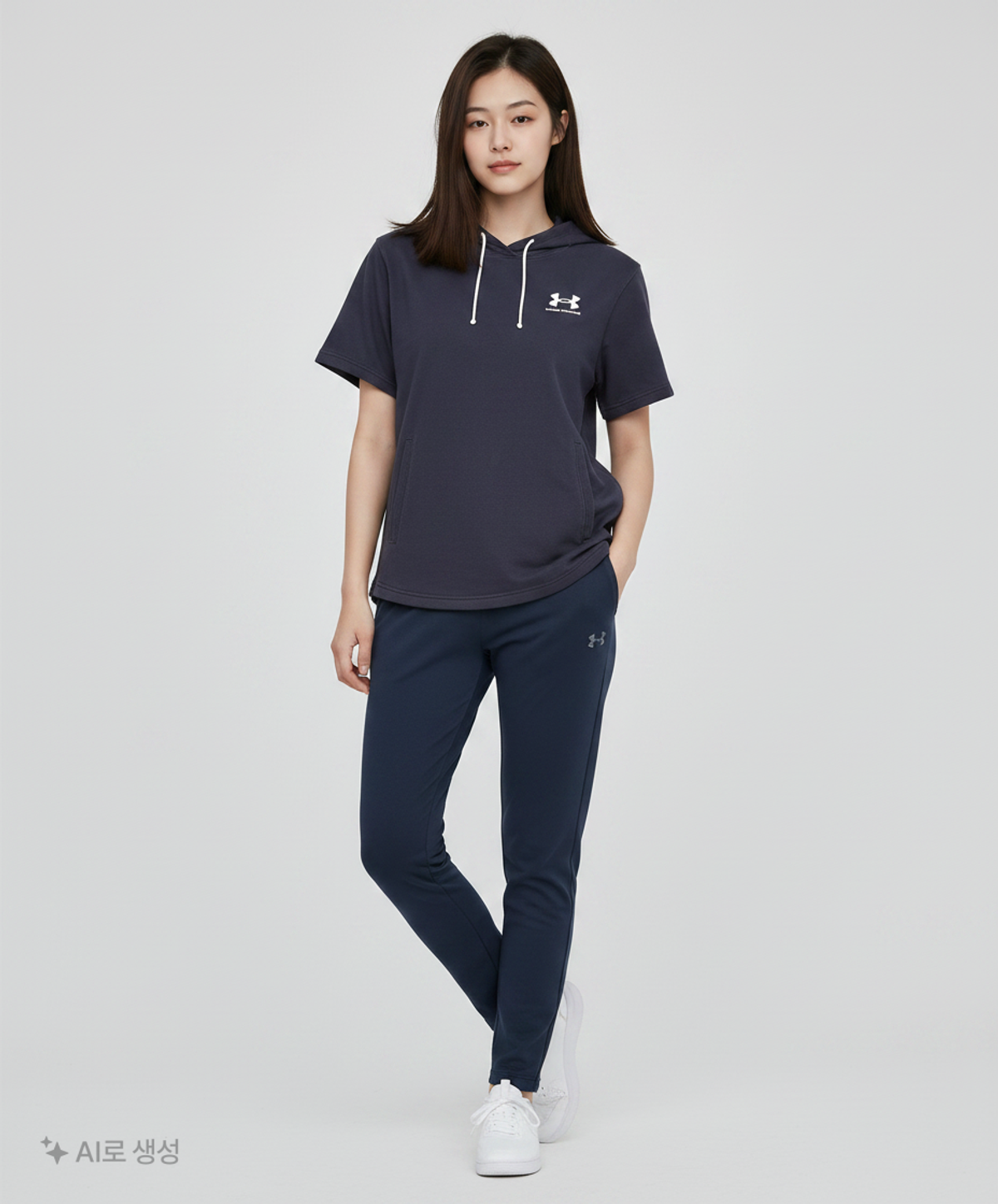 언더아머(UNDERARMOUR) 후드 티셔츠 L
