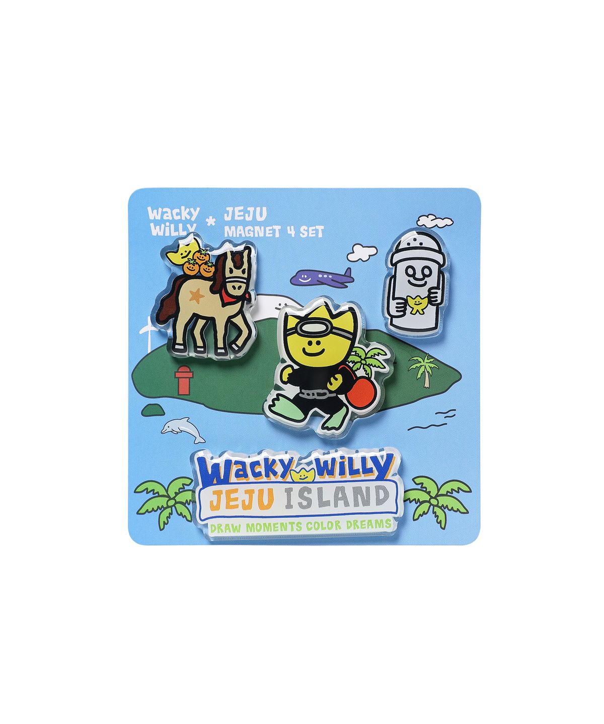 와키윌리(WACKY WILLY) 키키 트레블 시리즈 제주 마그넷
