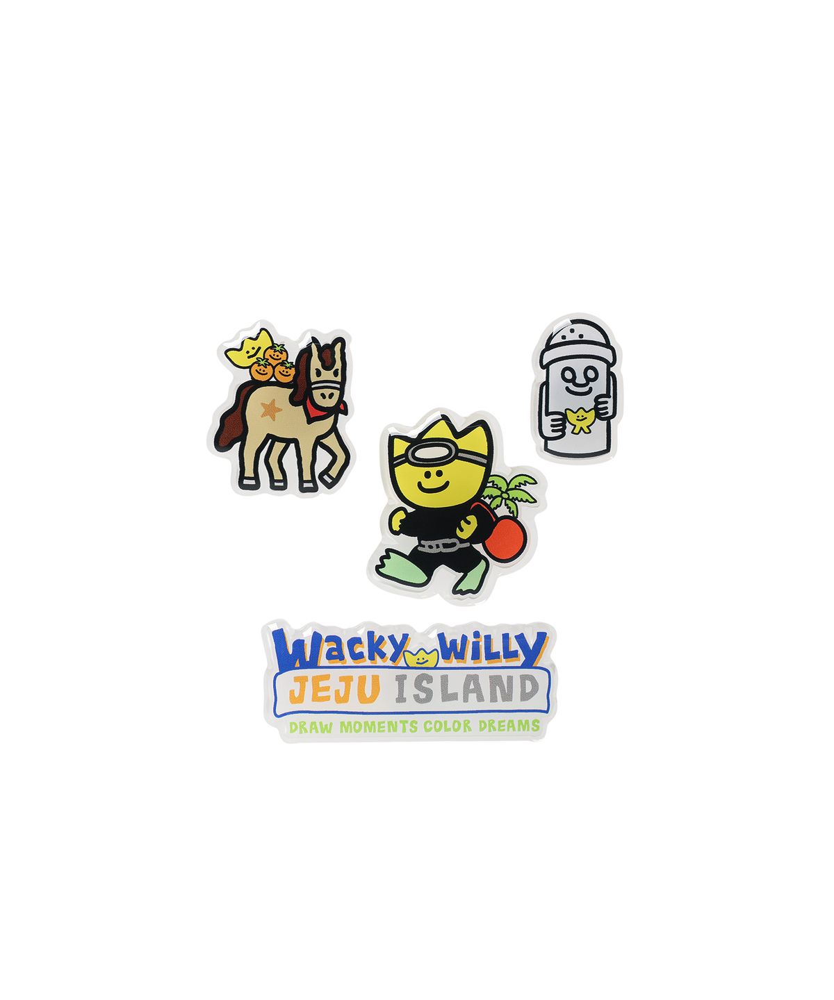 와키윌리(WACKY WILLY) 키키 트레블 시리즈 제주 마그넷