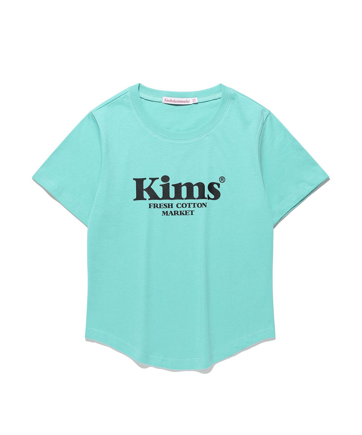 킴스 프레시 코튼 마켓(KIMS FRESH COTTON MARKET) (Unisex) Kims Bam Logo Tee Mint