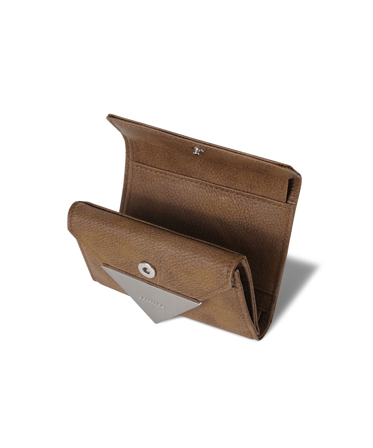 페넥(FENNEC) TRIANGLE DOCO WALLET - PEBBLE BROWN