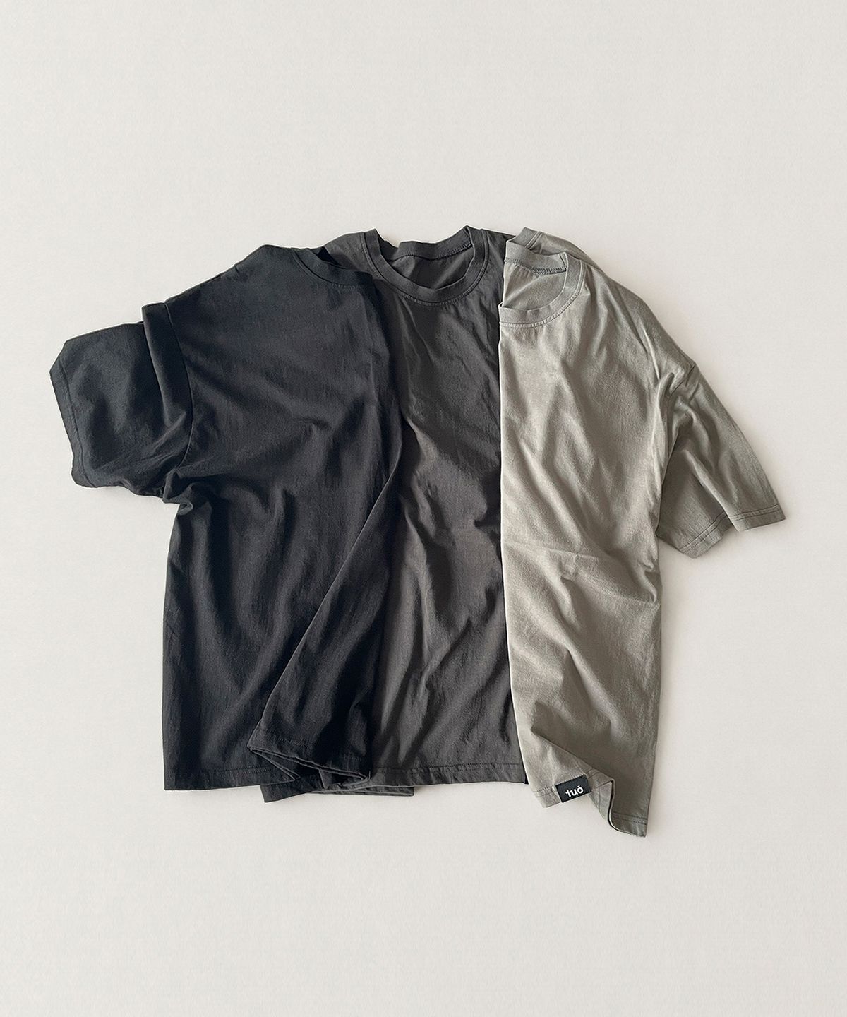 투오(TUO) [2PACK] BASIC SEMI LOOSE FIT SOFT COTTON TEE · 베이직 세미 루즈핏 소프트 코튼티 (11color)