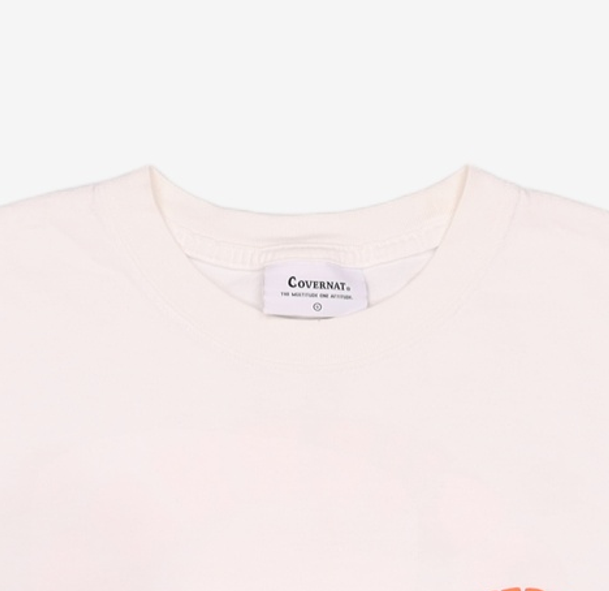 커버낫(COVERNAT) 트로피칼 티셔츠 화이트 S