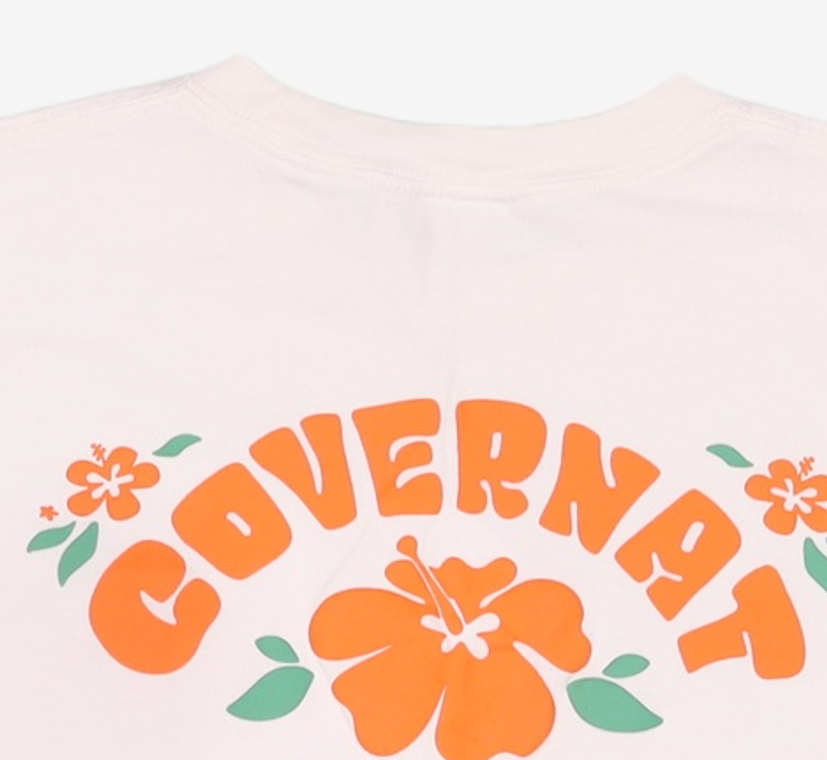 커버낫(COVERNAT) 트로피칼 티셔츠 화이트 S