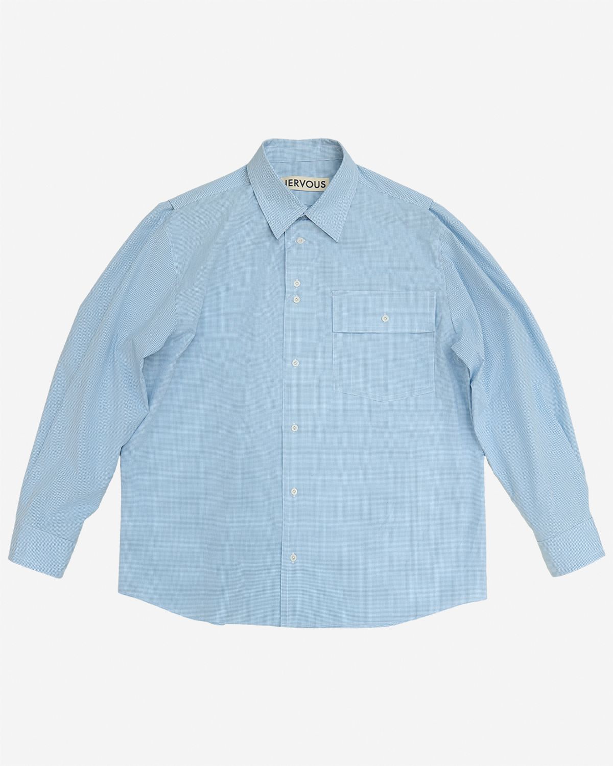 너버스(NERVOUS) SIGNATURE SHIRT _ blue check