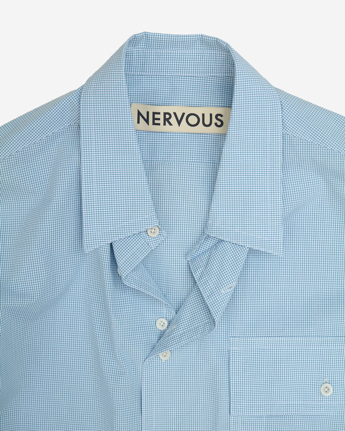 너버스(NERVOUS) SIGNATURE SHIRT _ blue check