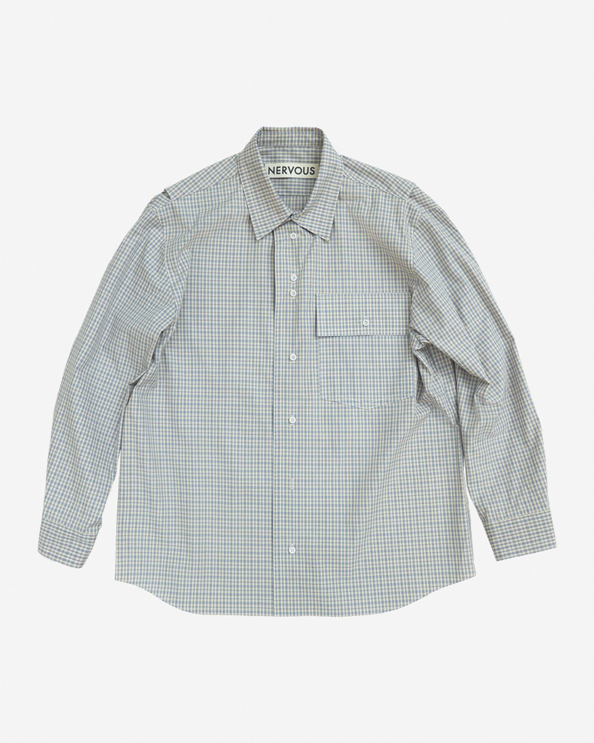 너버스(NERVOUS) SIGNATURE SHIRT _ olive check