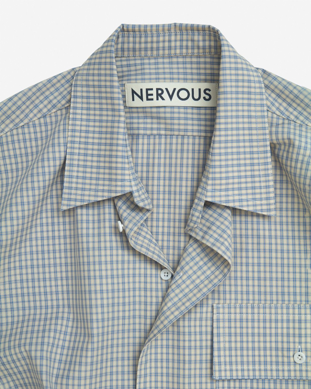 너버스(NERVOUS) SIGNATURE SHIRT _ olive check