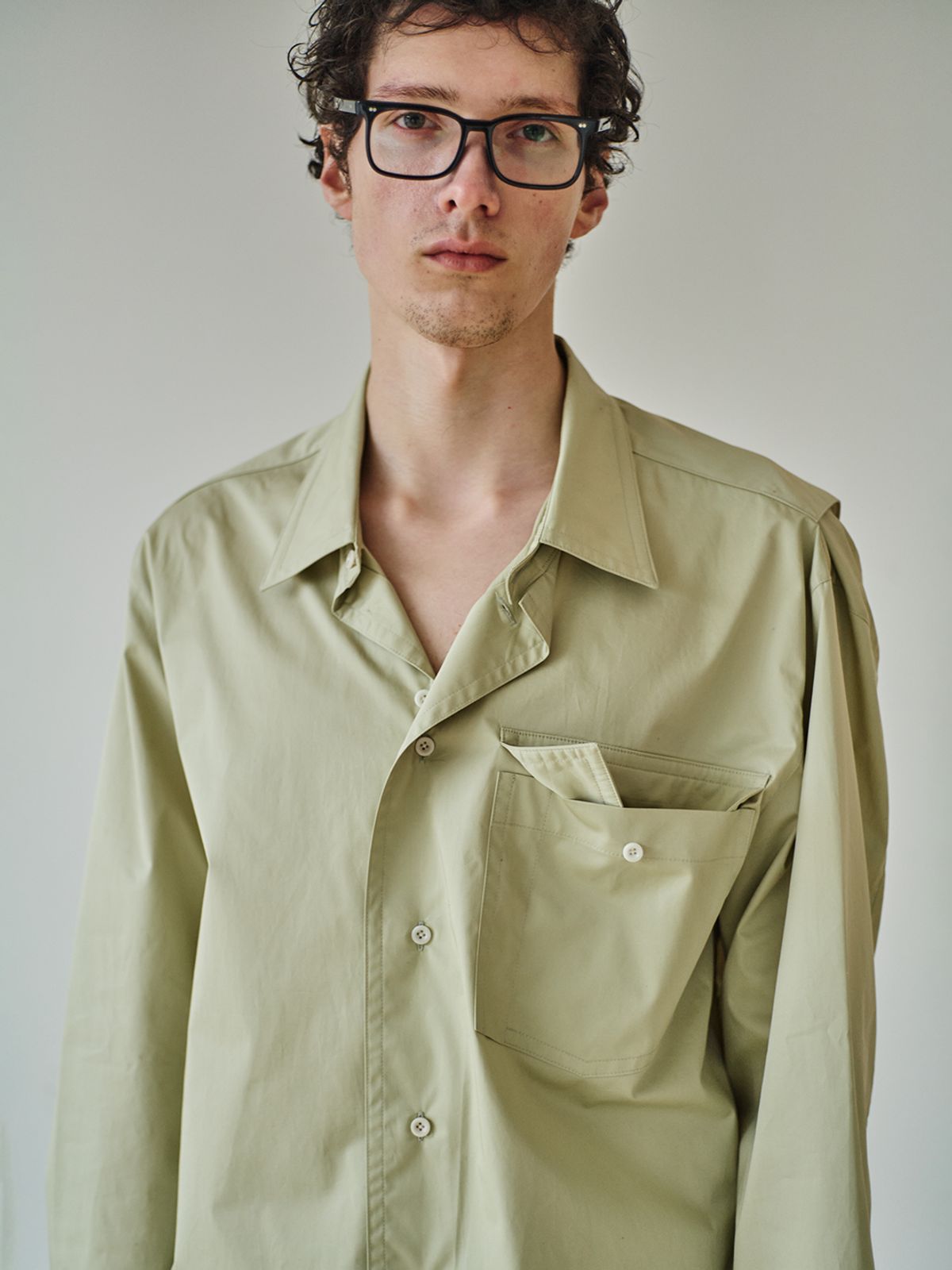 너버스(NERVOUS) SIGNATURE SHIRT _ light green