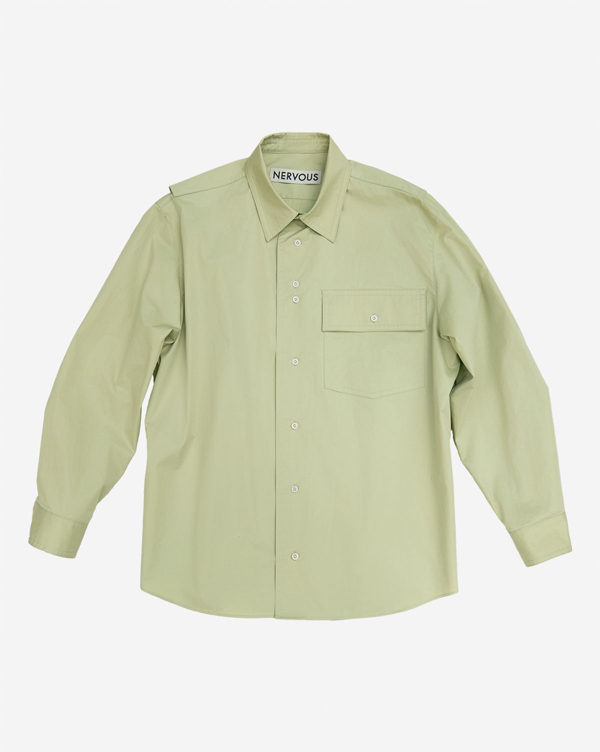 너버스(NERVOUS) SIGNATURE SHIRT _ light green