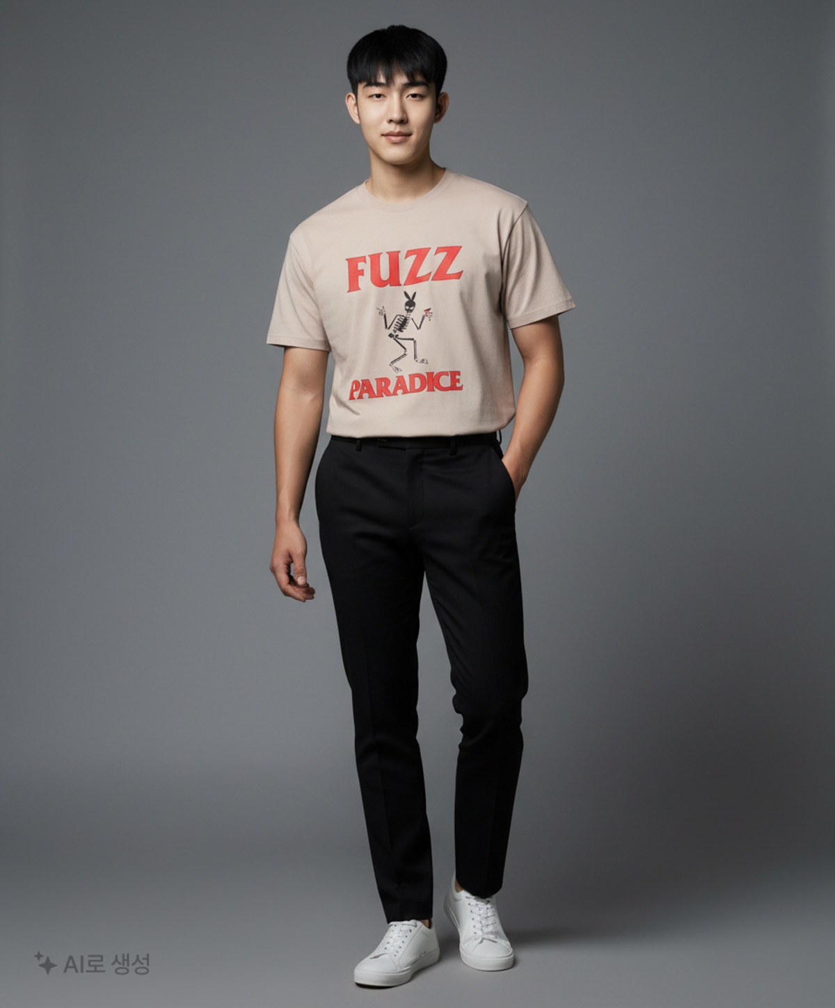 퍼즈(FUZZ) 반소매 티셔츠 XL