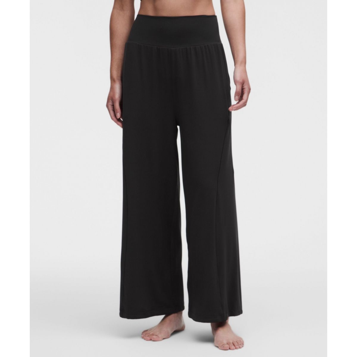 룰루레몬(LULULEMON) Nulu 신치 헴 드레이피 팬츠 *아시아 핏  BLK