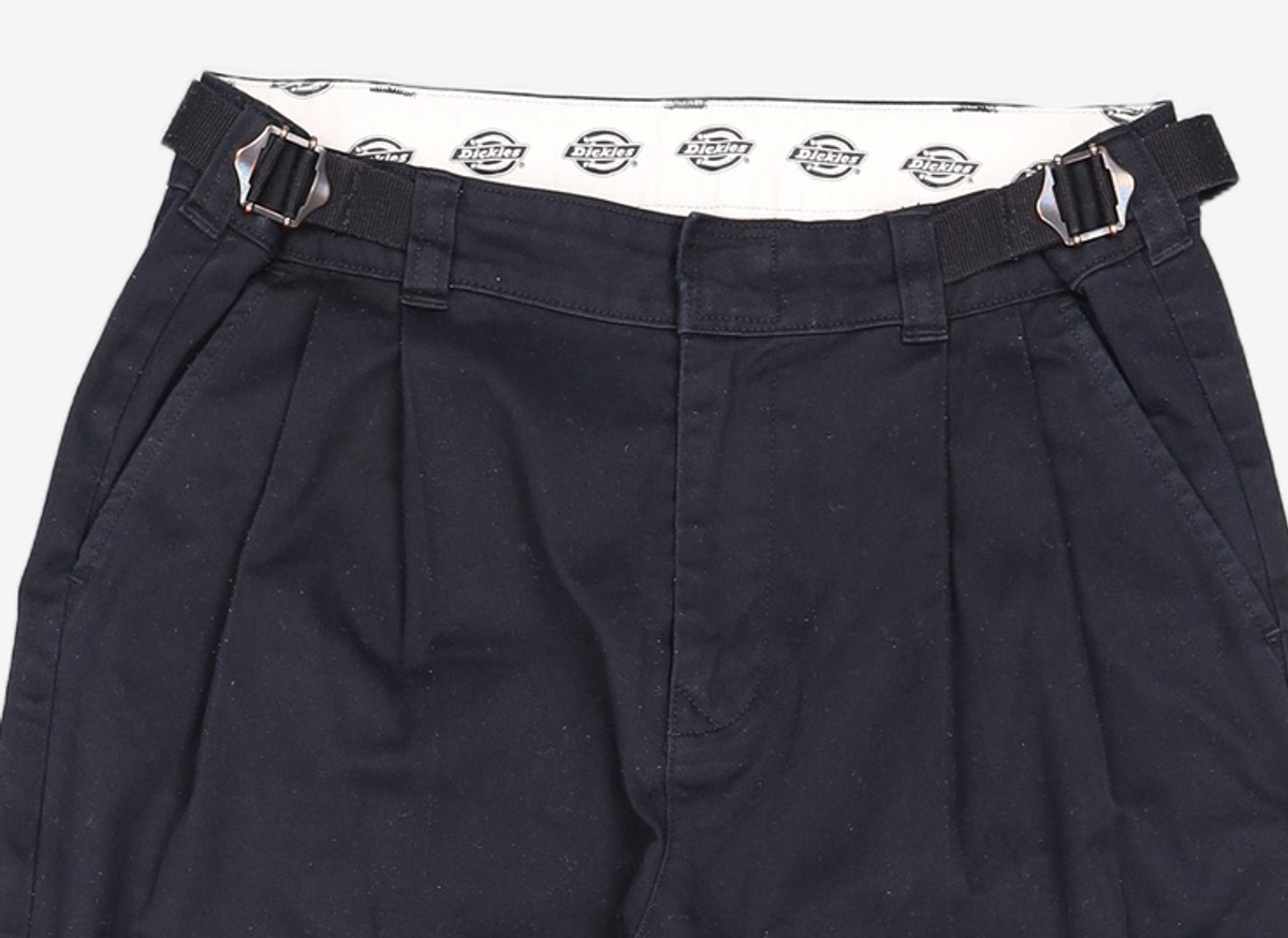 디키즈(DICKIES) 트윌 오픈 햄 팬츠 블랙 30