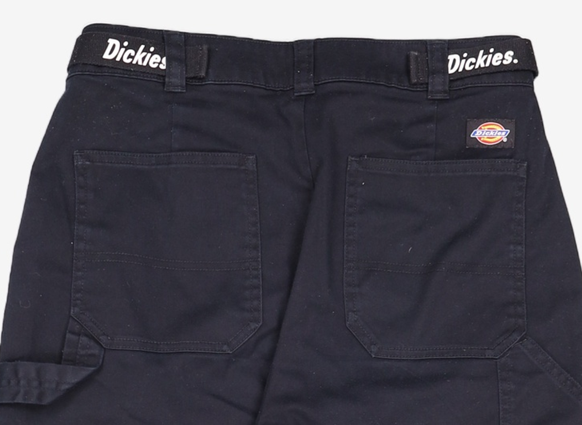 디키즈(DICKIES) 트윌 오픈 햄 팬츠 블랙 30