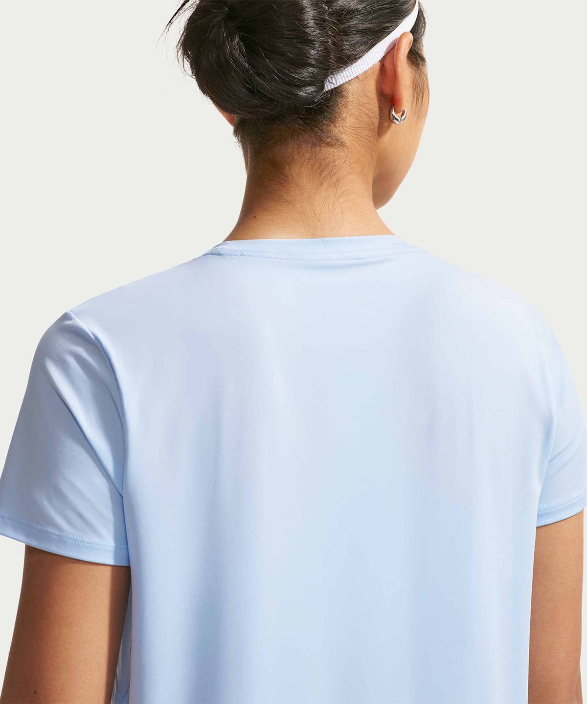 나이키(NIKE) 원 클래식 드라이 핏 반소매 탑 W - 하이드로젠 블루:화이트 / FN2799-408