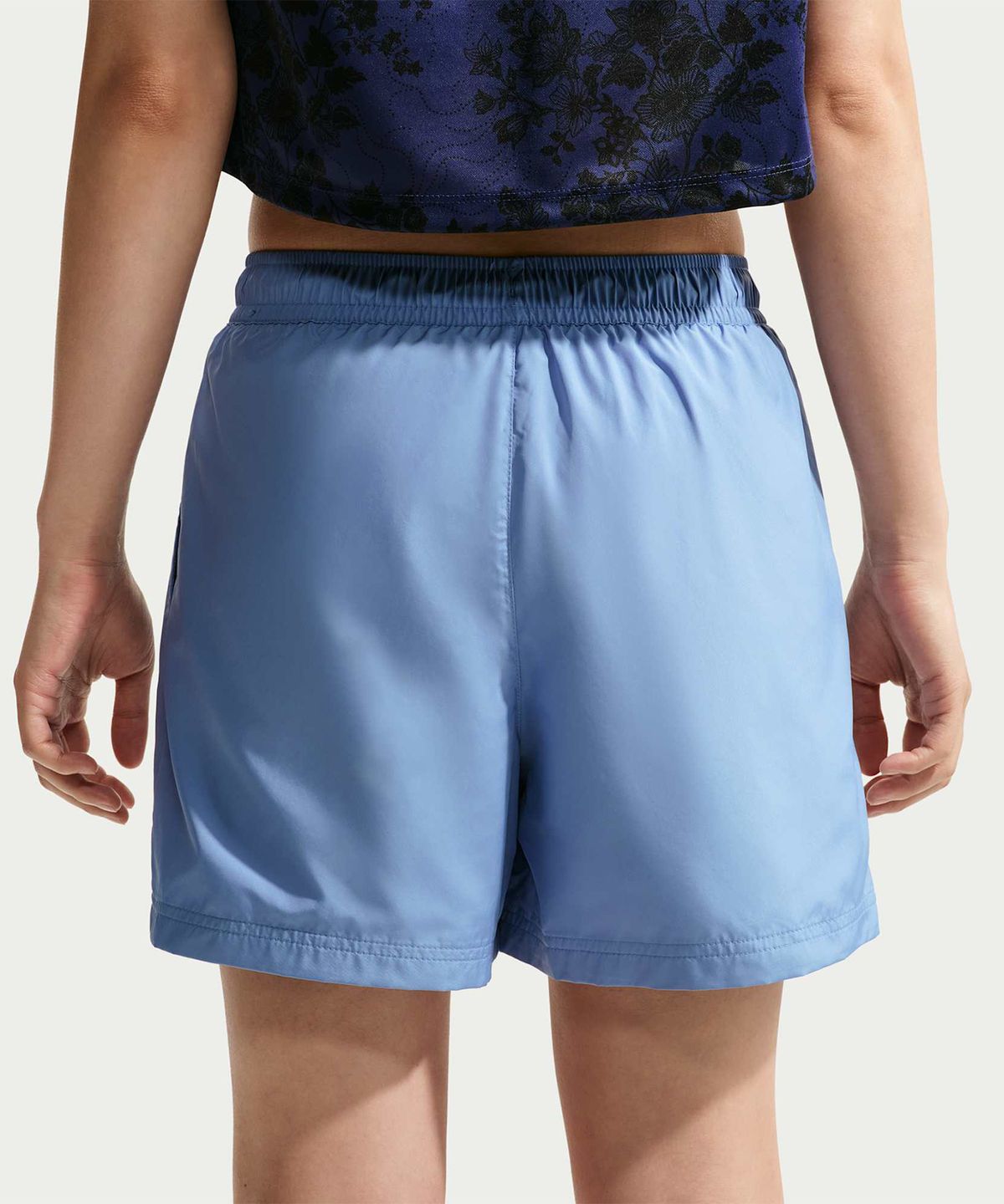 나이키(NIKE) 스포츠웨어 클래식 우븐 미드라이즈 쇼츠 W - 워크 블루:세일 / FV7558-486