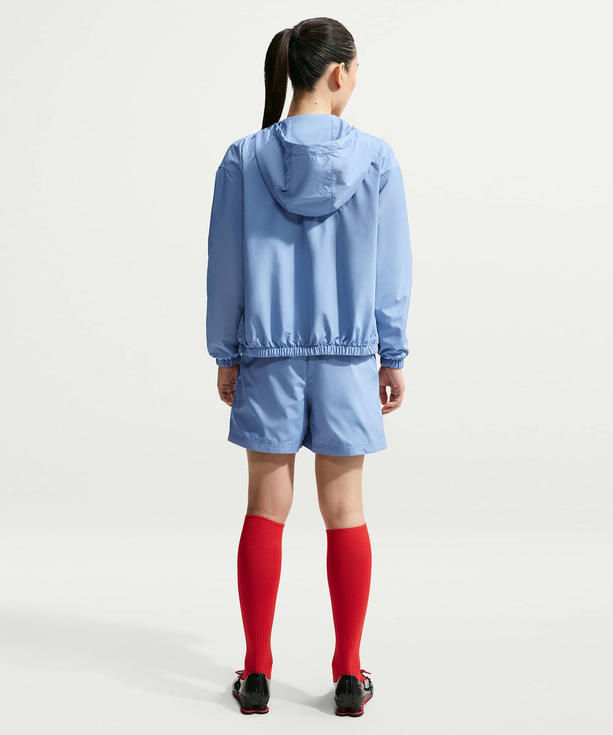 나이키(NIKE) 스포츠웨어 클래식 우븐 미드라이즈 쇼츠 W - 워크 블루:세일 / FV7558-486