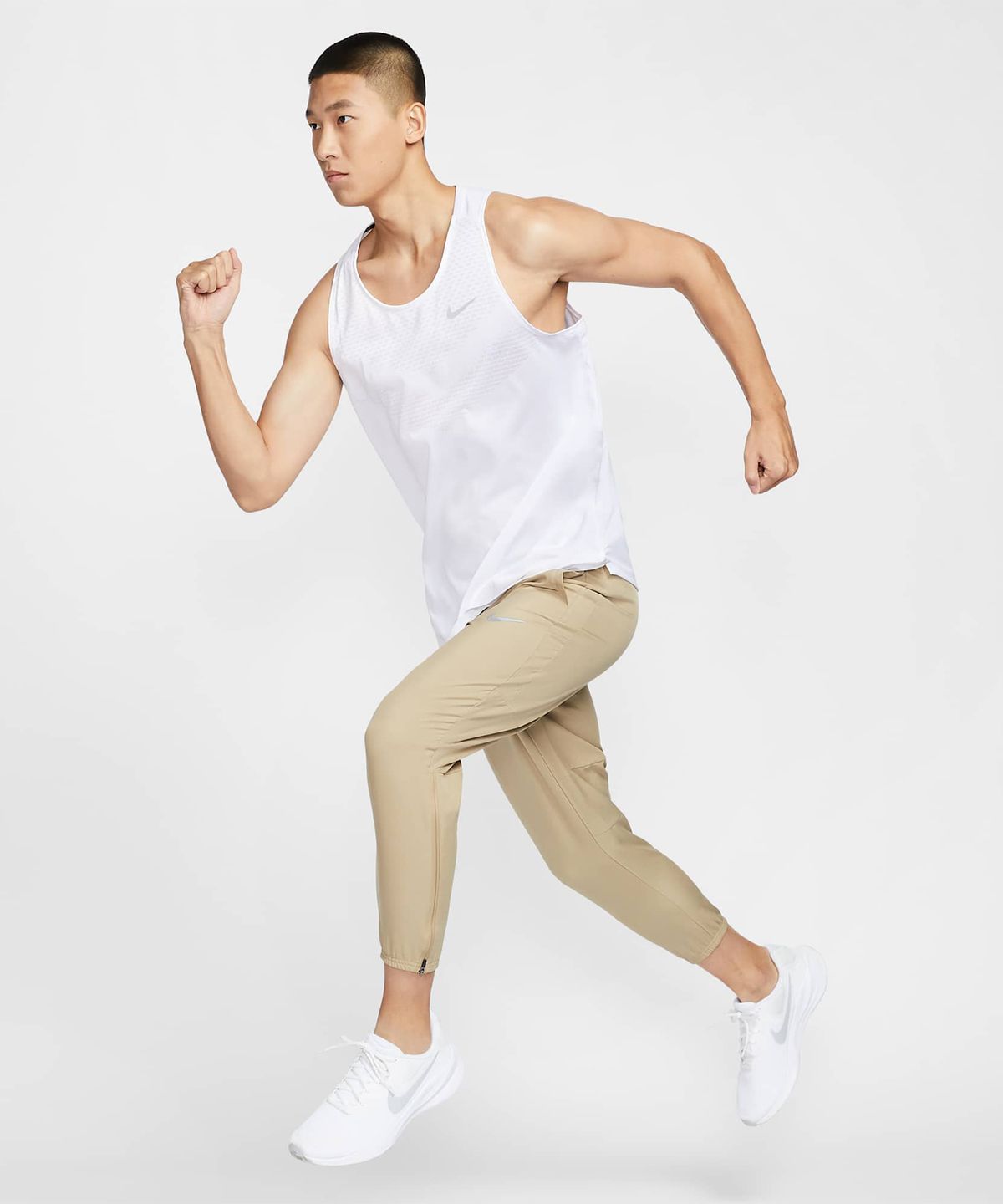 나이키(NIKE) 스트라이드 드라이 핏 ADV 러닝 탱크 탑 M - 화이트 / HV5211-100