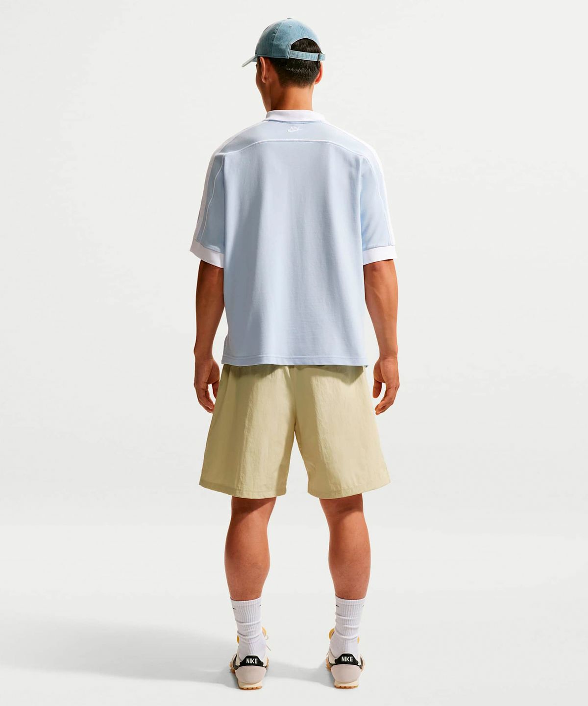 나이키(NIKE) 스포츠웨어 클럽 스포츠 쇼츠 M - 라이트 카키:화이트 / IF0845-229