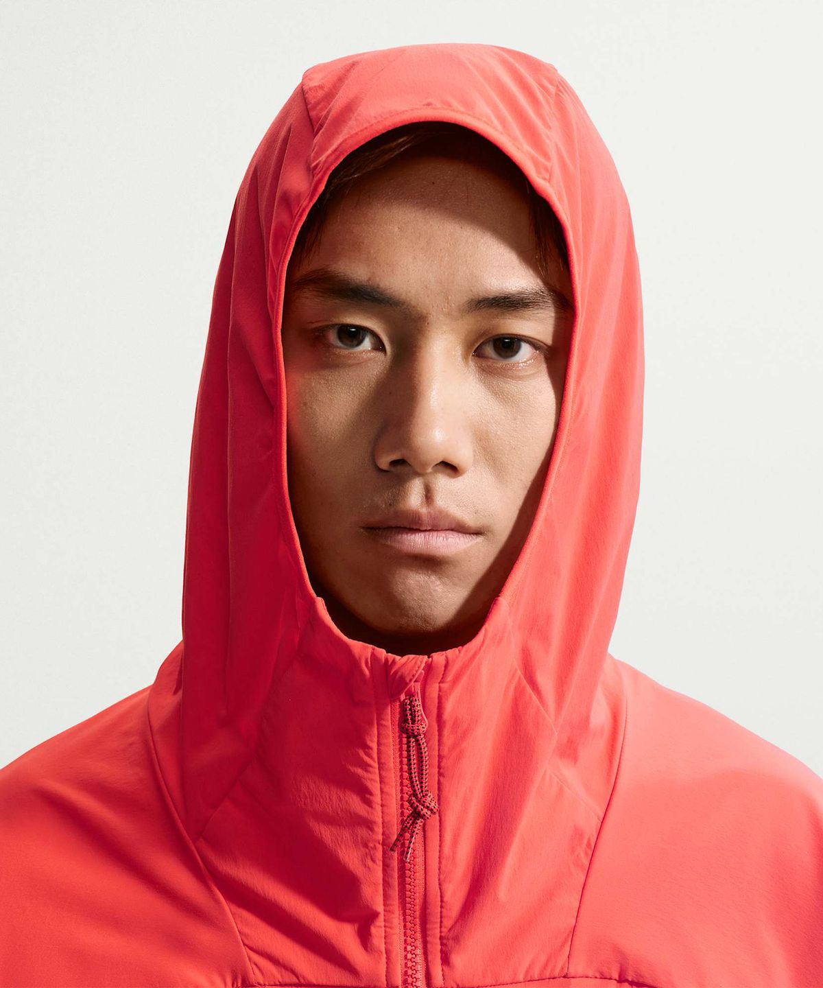 나이키(NIKE) ACG 파이브 타워스 UV 프로텍션 재킷 - 라이트 크림슨:서밋 화이트 / IF0960-696
