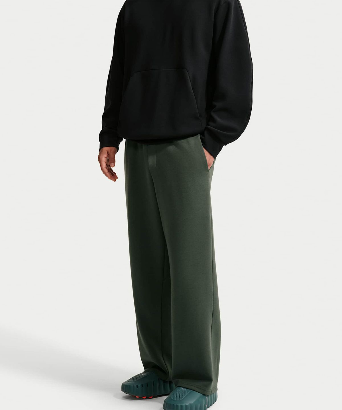나이키(NIKE) 24.7 임파서블리소프트 드라이 핏 스트레이트 핏 팬츠M - 카모 그린:블랙:아웃도어 그린 / IM3640-303