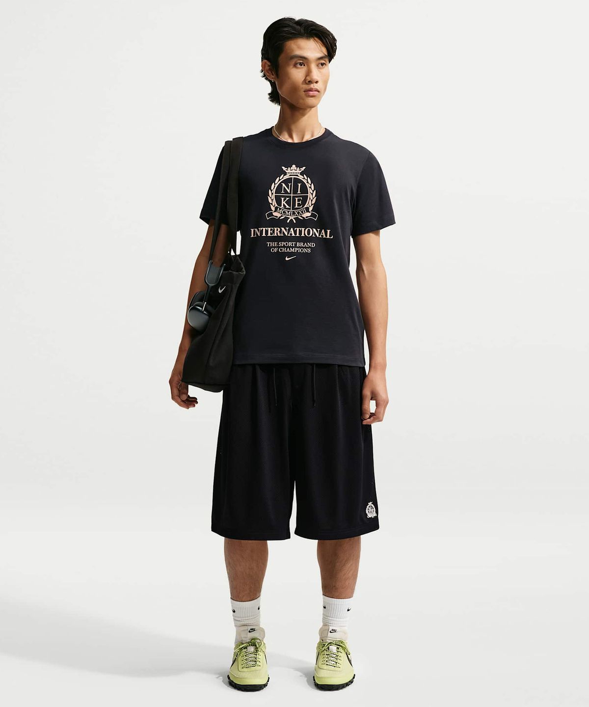 나이키(NIKE) 스포츠웨어 티셔츠 M - 블랙 / IM3750-010