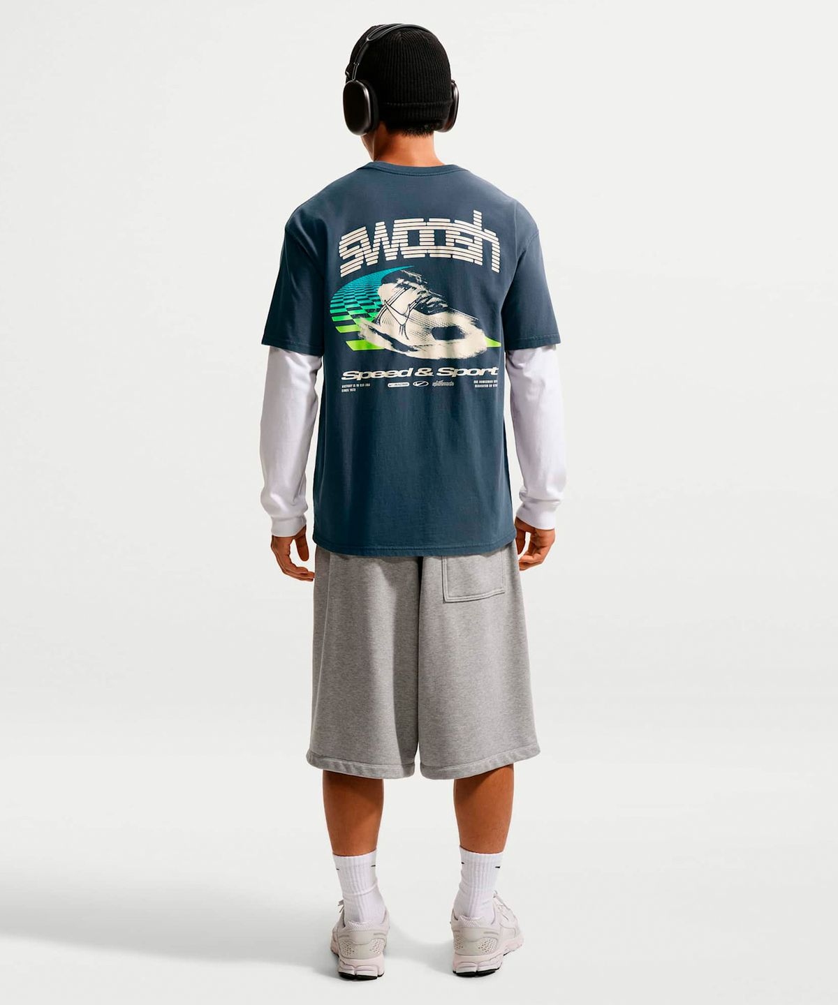 나이키(NIKE) 스포츠웨어 티셔츠 M - 썬더 블루 / IM3778-437
