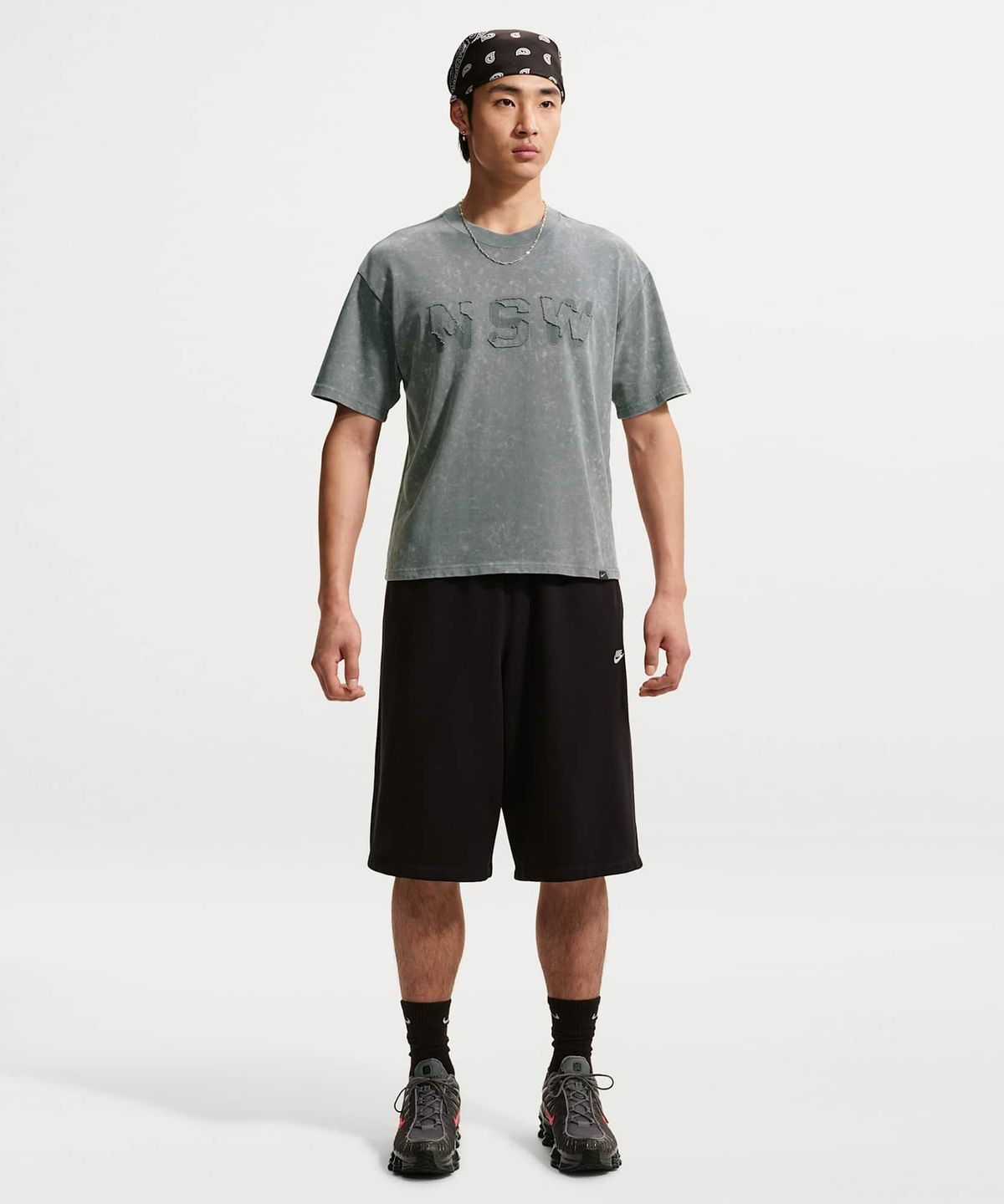 나이키(NIKE) 스포츠웨어 티셔츠 M - 쿨 그레이 / IM3814-065