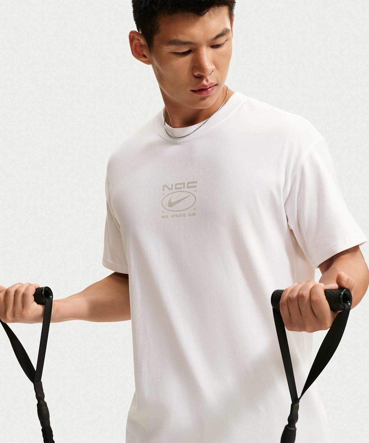 나이키(NIKE) N.A.C. 티셔츠 M - 화이트:라이트 스모크 그레이 / IM6143-100