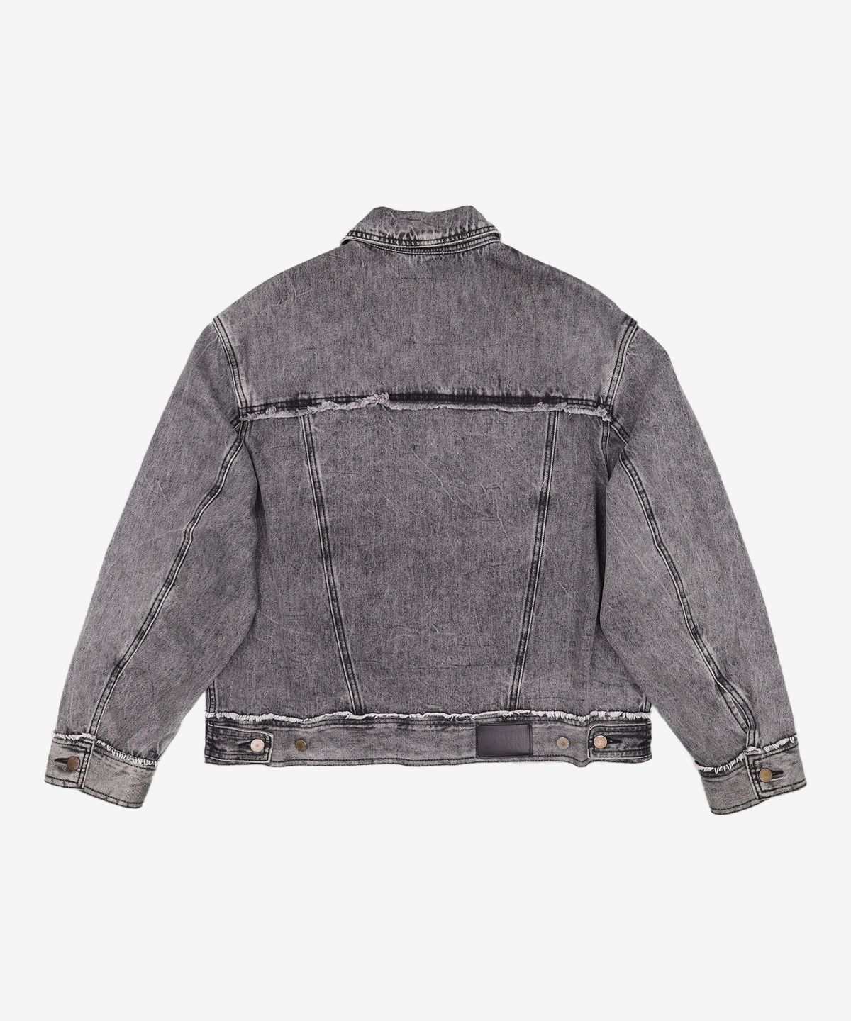 마틴플랜(MARTIN PLAN) Loose Out Denim Jacket - BLACK 100