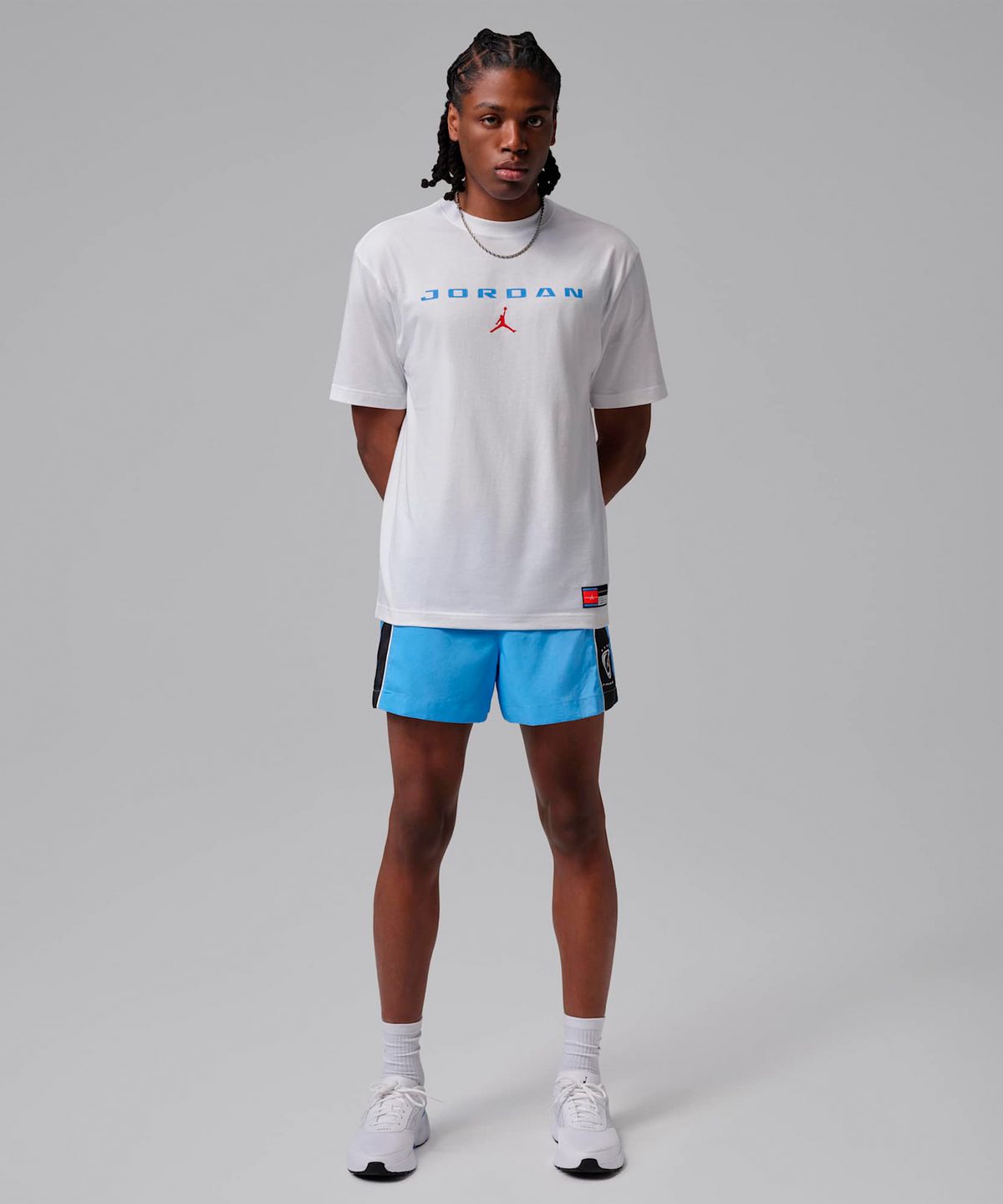 나이키(NIKE) 조던 브루클린 그래픽 티셔츠 M - 화이트 / IO0007-100