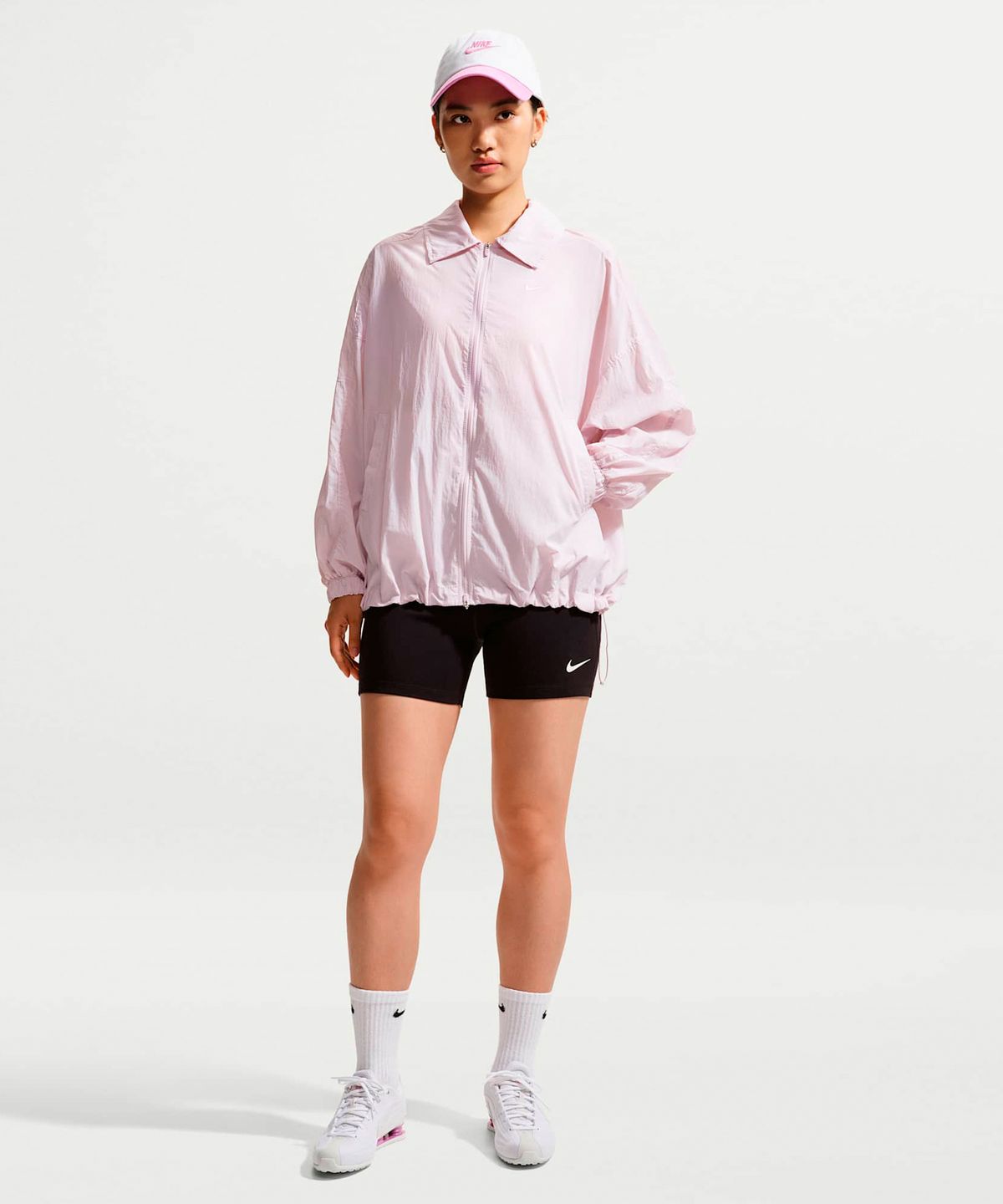 나이키(NIKE) 스포츠웨어 오버사이즈 경량 UV 재킷 W - 블리치트 라일락:세일 / IO1521-583