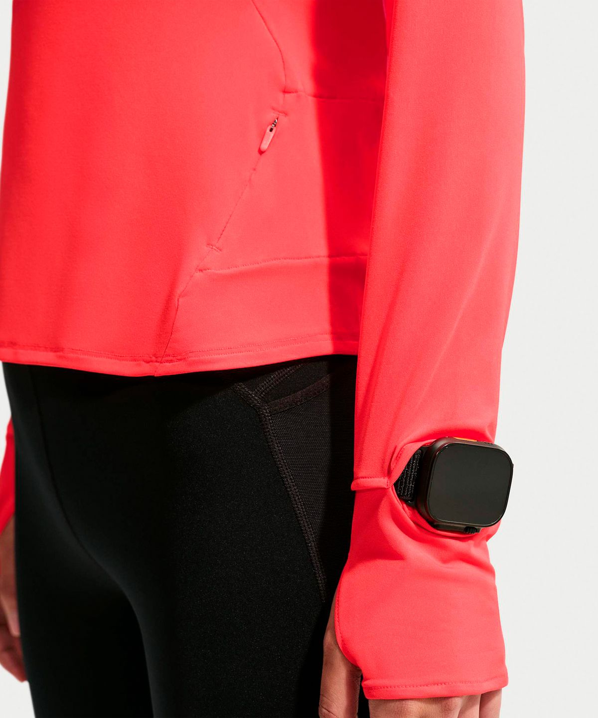 나이키(NIKE) ACG UV 차단 후드 트레일 러닝 미드 레이어 탑 W - 라이트 크림슨:데저트 핑크:서밋 화이트 / IO9756-696