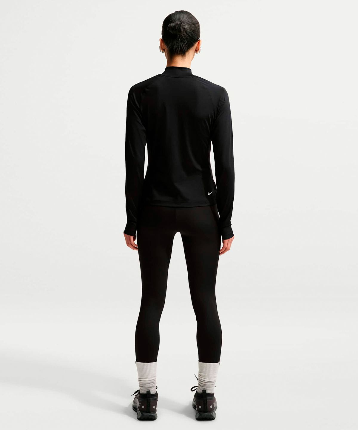 나이키(NIKE) ACG 와일드씨 드라이 핏 쿼터집 긴소매 하이킹 탑 W - 블랙:서밋 화이트 / IQ6323-010