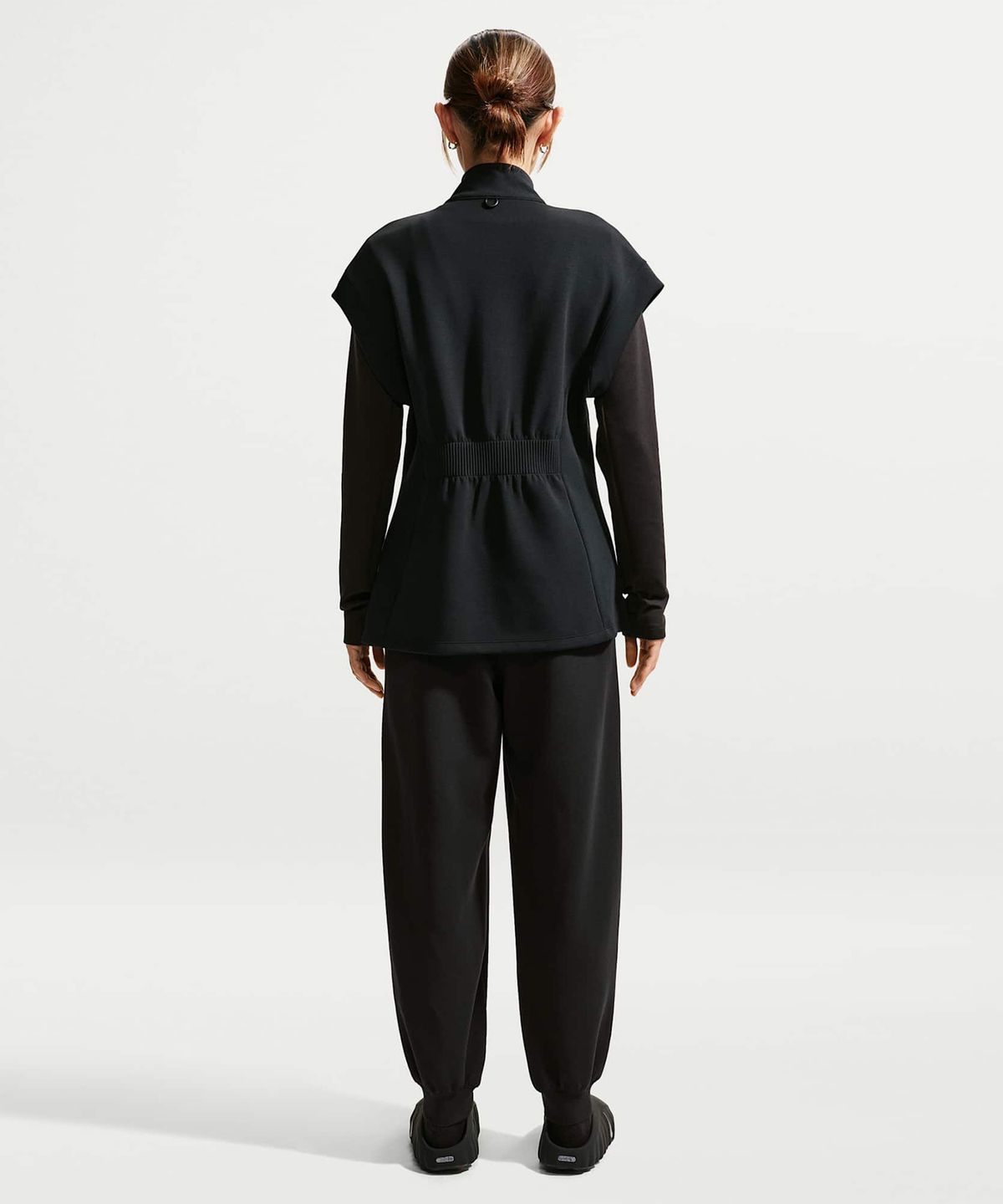 나이키(NIKE) 24.7 임파서블리소프트 드라이 핏 풀집 튜닉 W - 블랙:다크 스모크 그레이 / IQ7052-010
