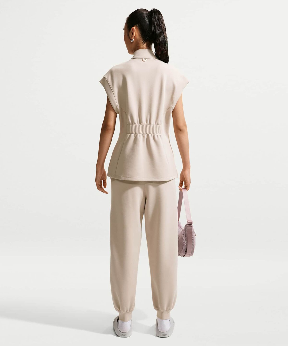 나이키(NIKE) 24.7 임파서블리소프트 드라이 핏 풀집 튜닉 W - 크림 II:칼리지 그레이 / IQ7052-236