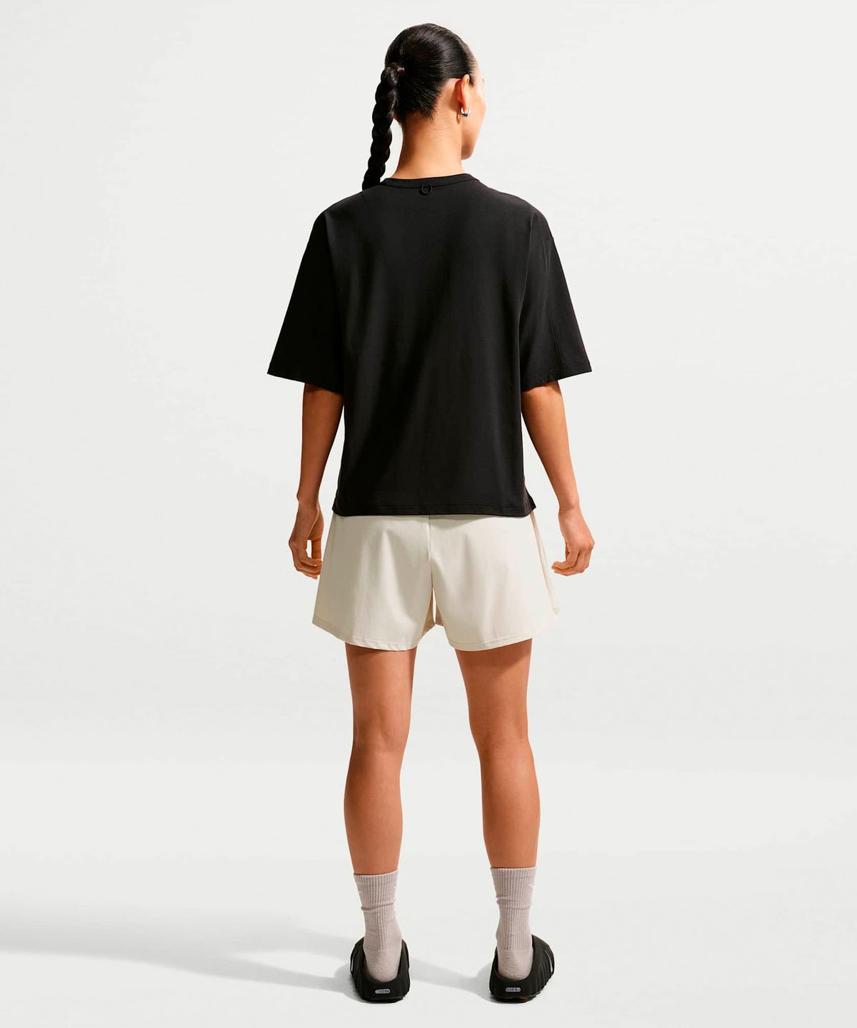 나이키(NIKE) 24.7 임파서블리소프트 라이트 드라이 핏 반소매 티셔츠 W - 블랙:다크 스모크 그레이 / IQ9333-010