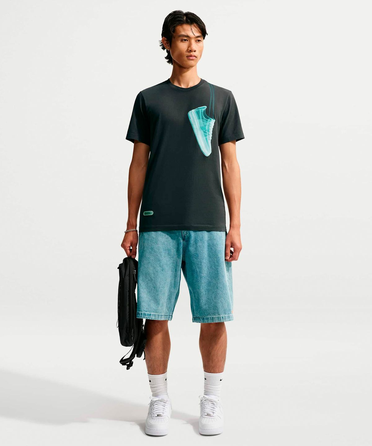 나이키(NIKE) 스포츠웨어 티셔츠 M - 앤트러사이트 / IW0965-060