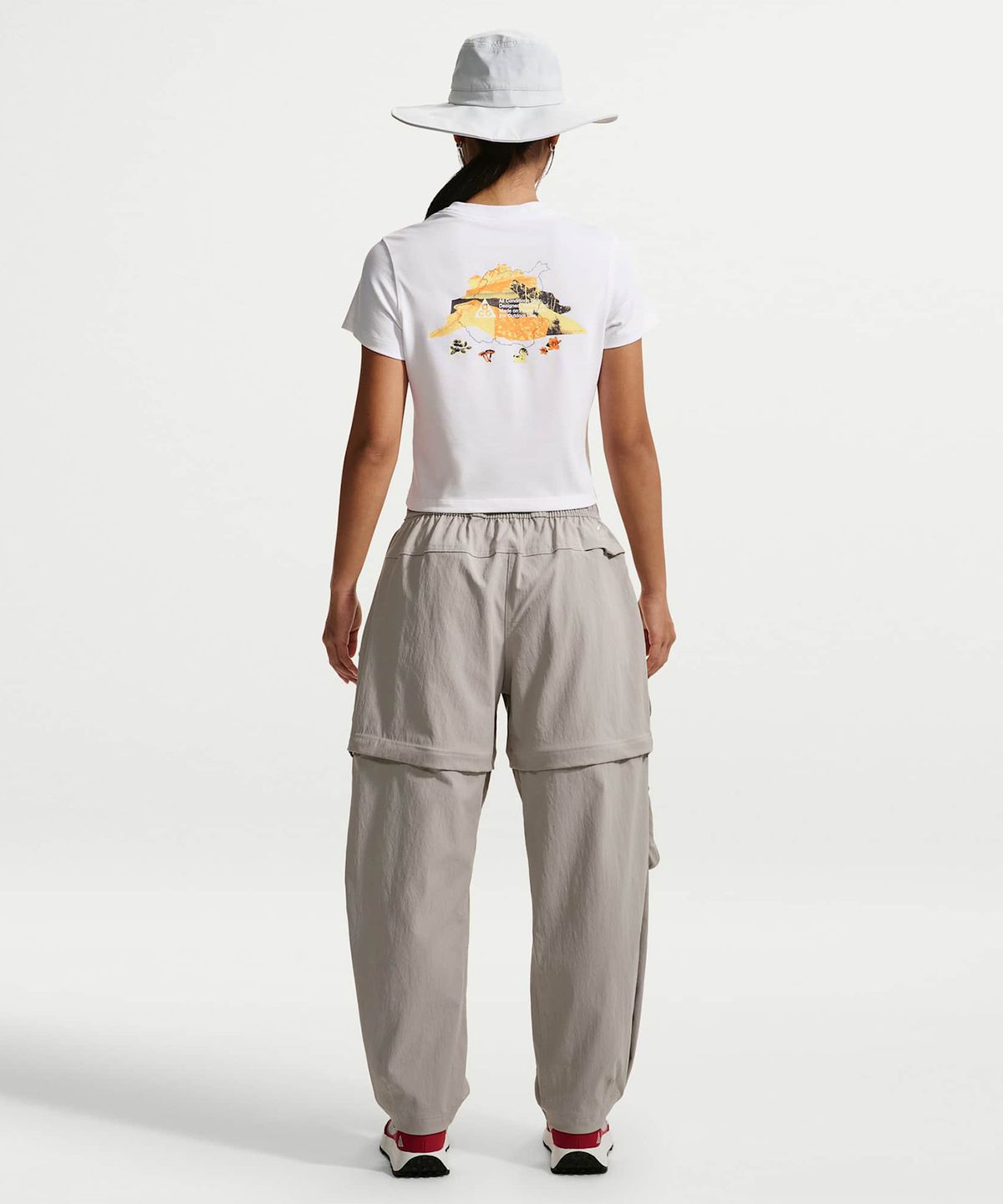 나이키(NIKE) ACG 드라이 핏 반소매 탑 W - 화이트 / IW1394-100