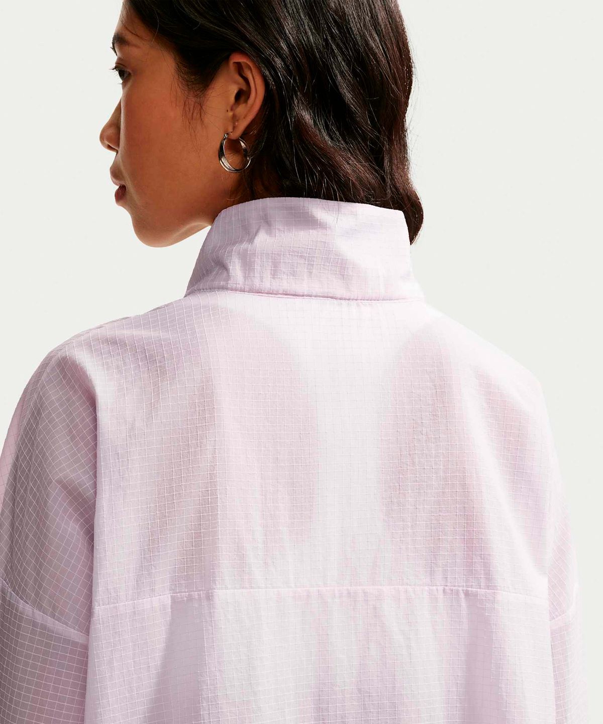 나이키(NIKE) 스포츠웨어오버사이즈 경량 립스탑 재킷 W - 블리치트 라일락 / IF0588-583