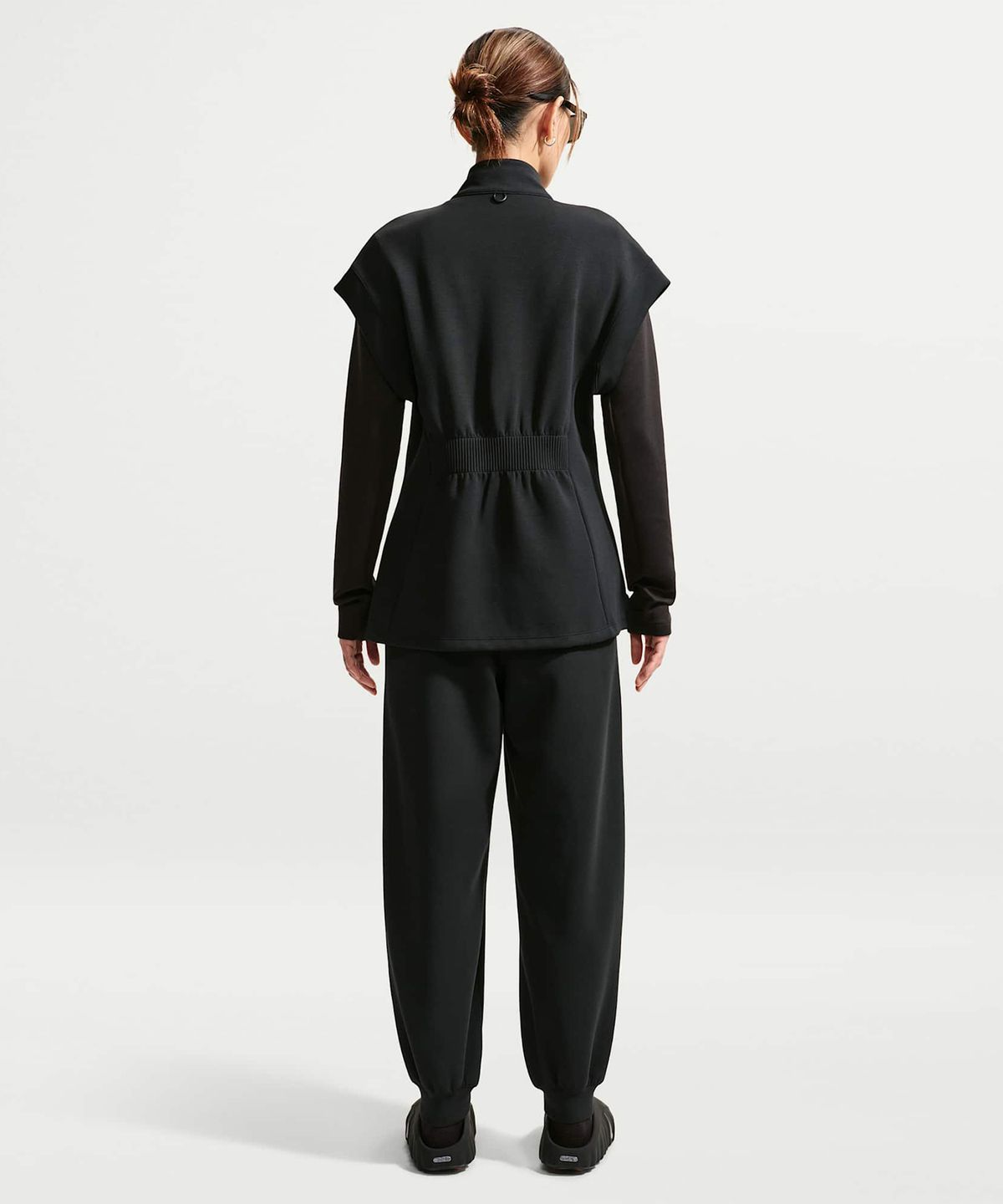 나이키(NIKE) 24.7 임파서블리소프트 드라이 핏 하이라이즈 조거 W - 블랙:다크 스모크 그레이 / IQ1034-010