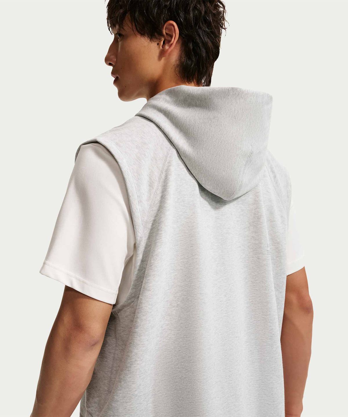나이키(NIKE) N.A.C. 드라이 핏 플리스 민소매 트레이닝 후디 M - 라이트 스모크 그레이:헤더:라이트 스모크 그레이 / IQ5552-077