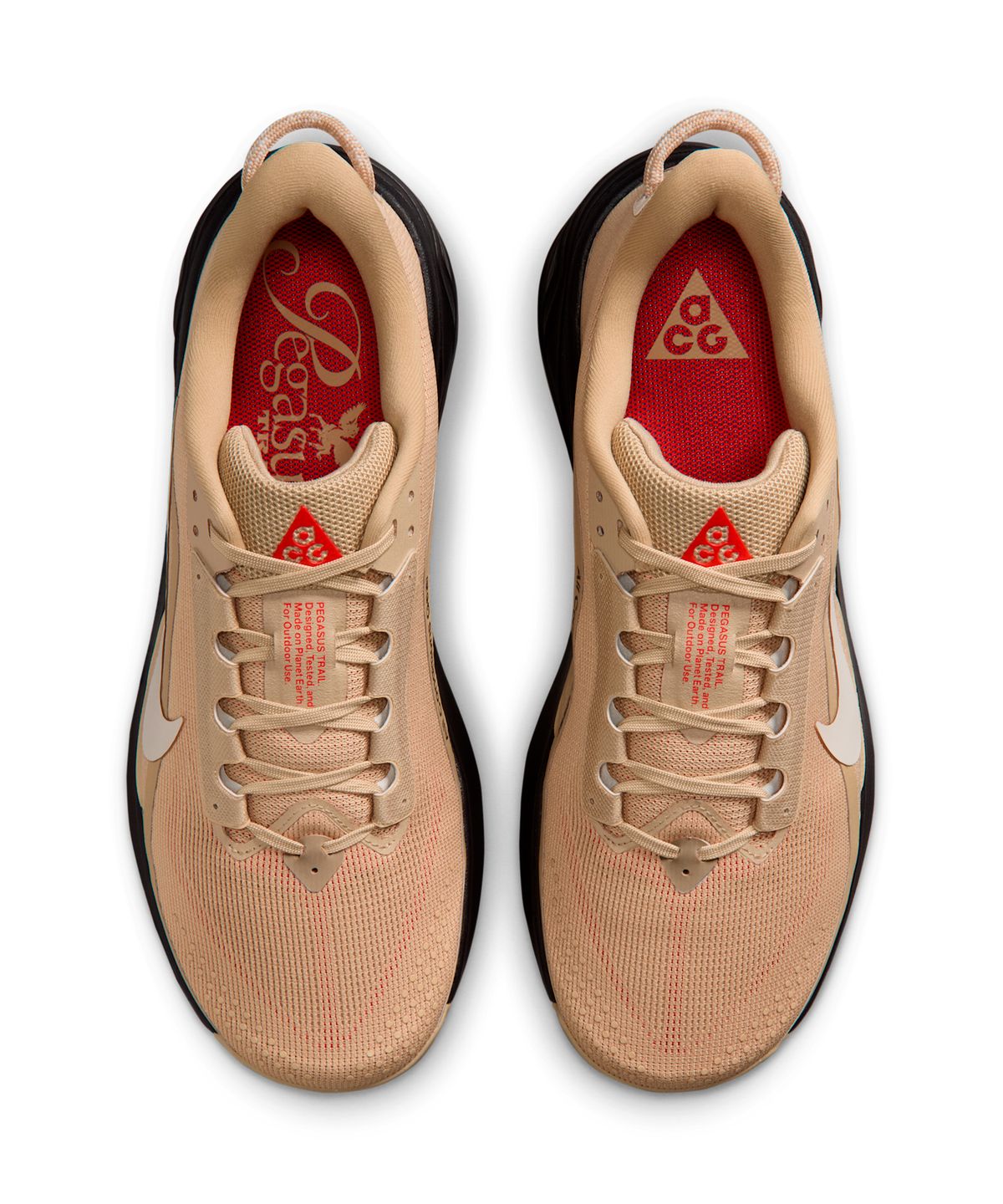 나이키(NIKE) ACG 페가수스 트레일 M - 리넨:블랙:라이트 크림슨:라이트 오어우드 브라운 / HV8116-203