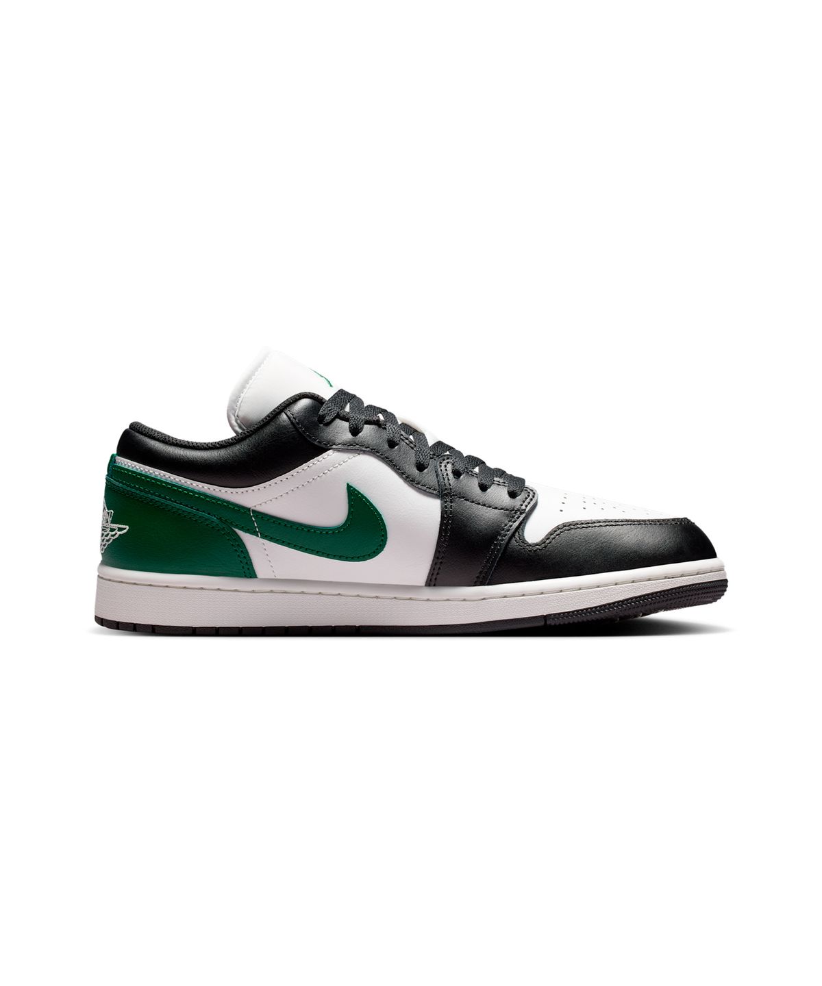 나이키(NIKE) 에어 조던 1 로우 M - 블랙:고지 그린:서밋 화이트 / 553558-047