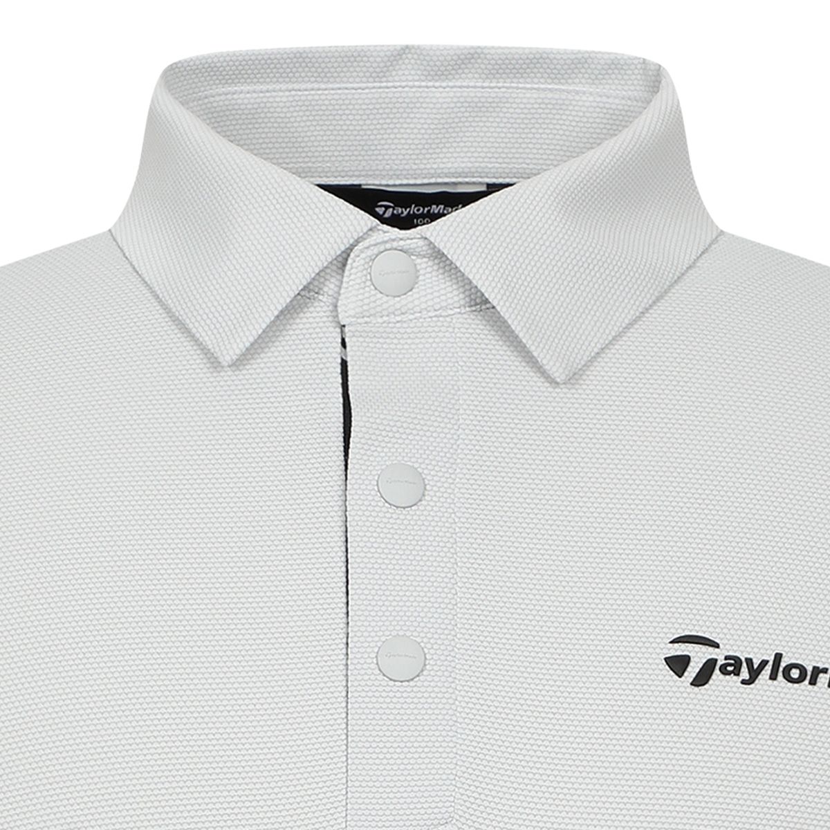 테일러메이드 어패럴(TAYLORMADE APPAREL) 26SS 남성 등판 펀칭 카라 반팔 티셔츠 TT6-24HG42-196