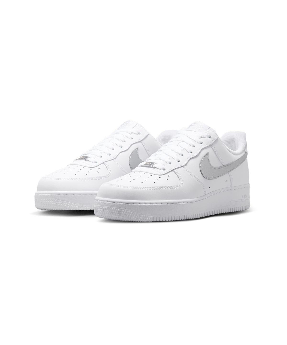 나이키(NIKE) 에어 포스 1 07 M - 화이트:메탈릭 실버 / FJ4146-134