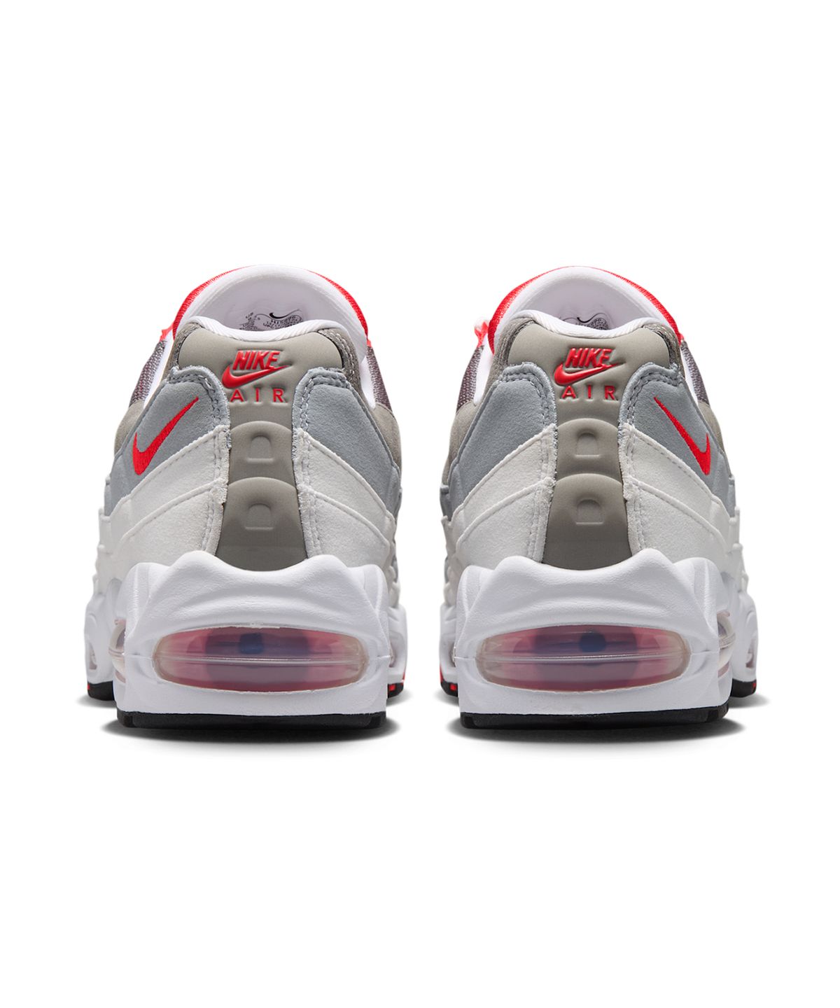 나이키(NIKE) 에어 맥스 95 빅 버블 W - 화이트:핑크 라이즈:울프 그레이:라이트 크림슨 / HJ5996-101