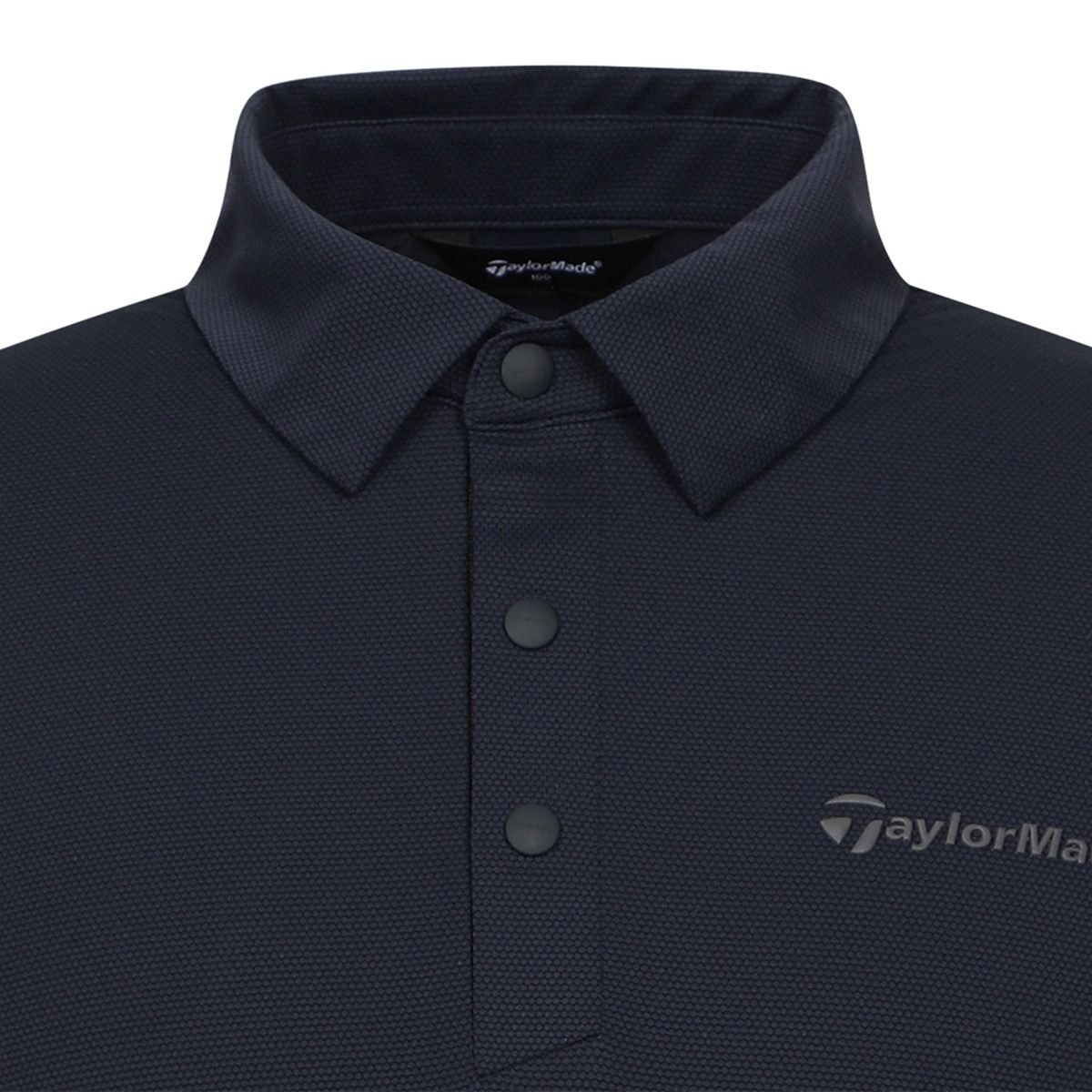 테일러메이드 어패럴(TAYLORMADE APPAREL) 26SS 남성 등판 펀칭 카라 반팔 티셔츠 TT6-24HG42-915