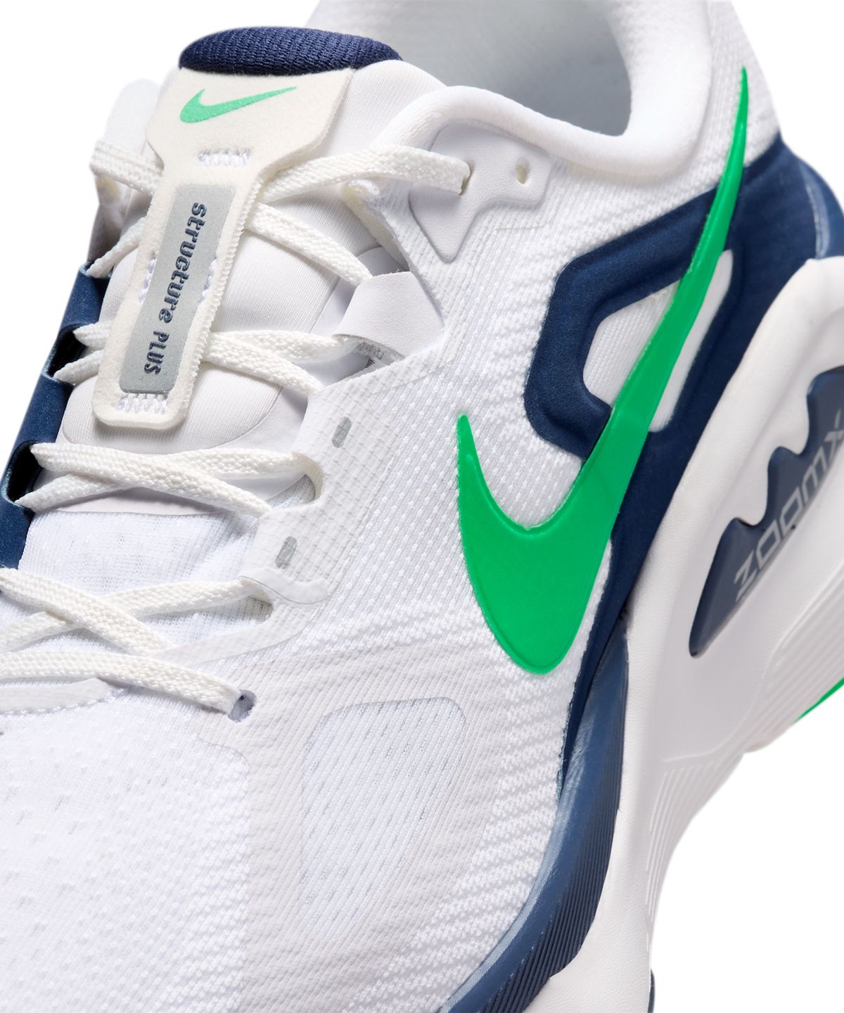 나이키(NIKE) 스트럭처 플러스 M - 화이트:미드나이트 네이비:서밋 화이트:그린 스파크 / HQ3048-102
