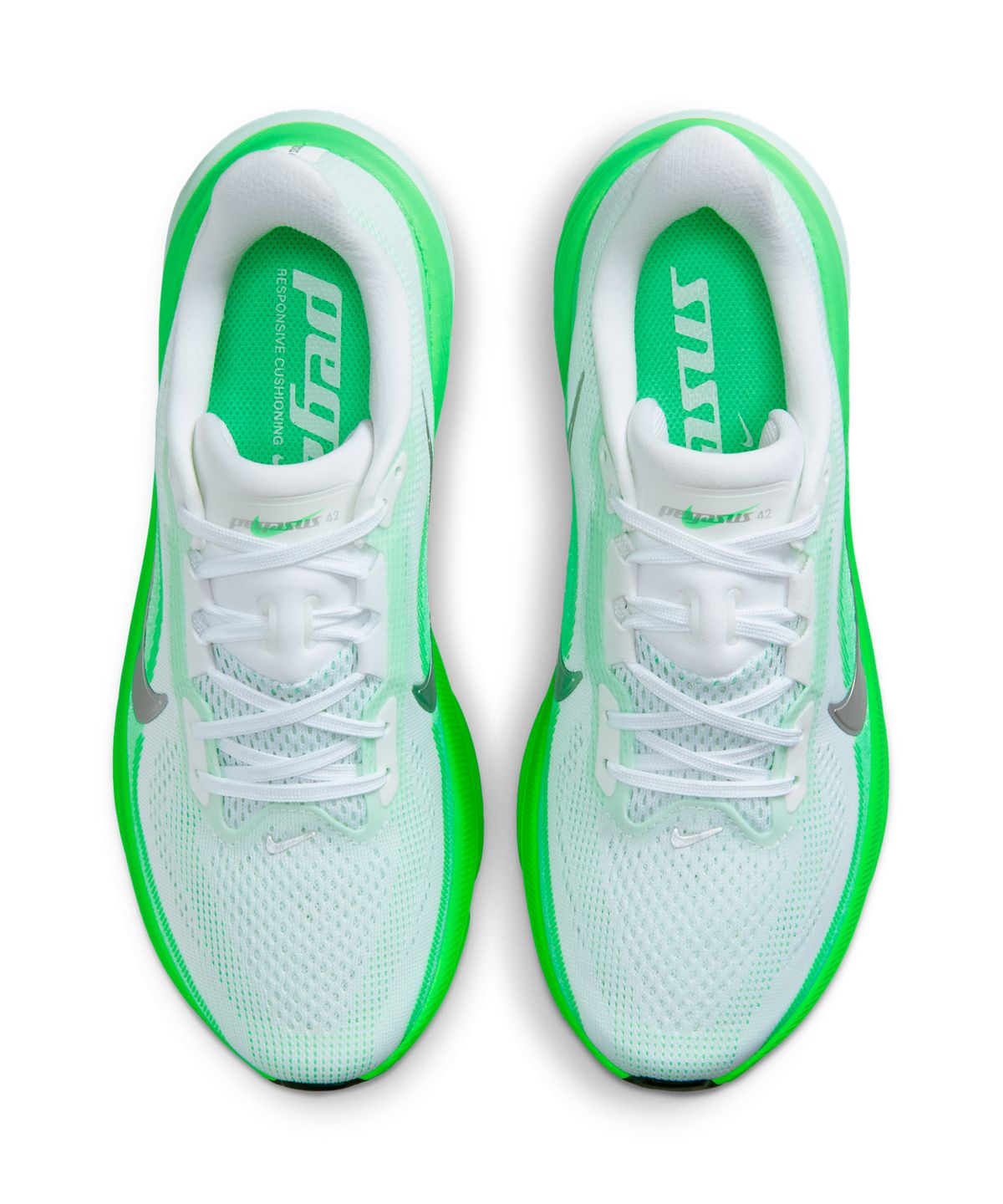 나이키(NIKE) 페가수스 42 W - 화이트:그린 스트라이크:일루전 그린:메탈릭 실버 / IB1881-101